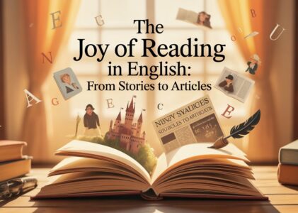 The Joy of Reading in English: From Stories to Articles
